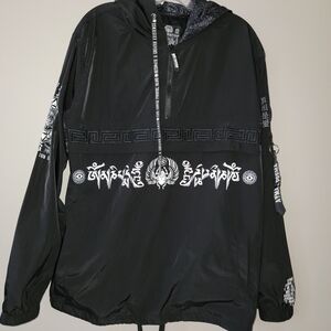 Ragw Nation Black Graphic Men's Jacket